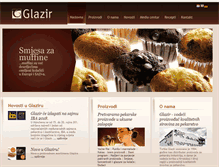 Tablet Screenshot of glazir.hr